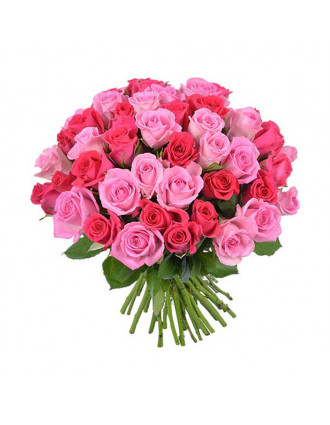 Букет разноцветных роз "TOKIO"