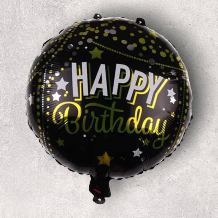 Фольгированный шарик "Happy Birthday" 17
